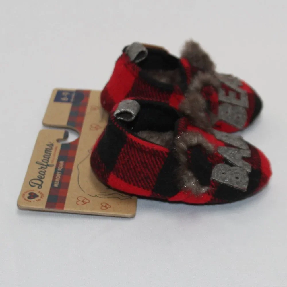 Baby Bear Dearfoams 6-9 Month Slippers